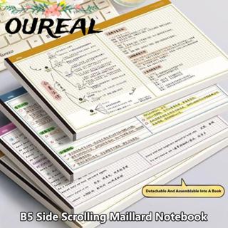 OUREAL 20แผ่น/หนังสือ Notepad, ฉีกขาดได้แนวนอน B5 โน๊ตบุ๊ค, …