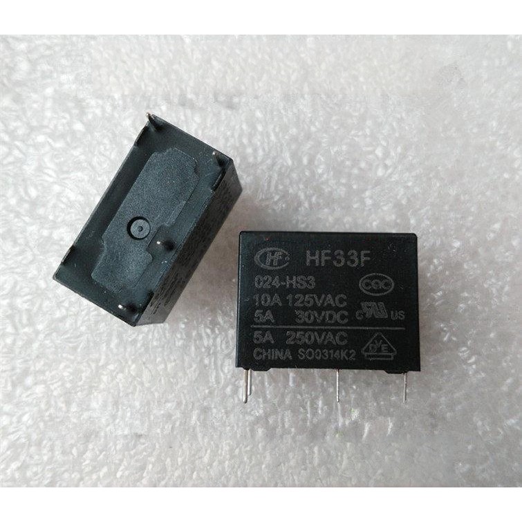 ((1ชิ้น) ชิ้นส่วนอิเล็กทรอนิกส์พร้อมสต็อก HF33F JZC-33F 012 024-HS3 เครื่องกําเนิดไฟฟ้ามาโคร 4 Pins