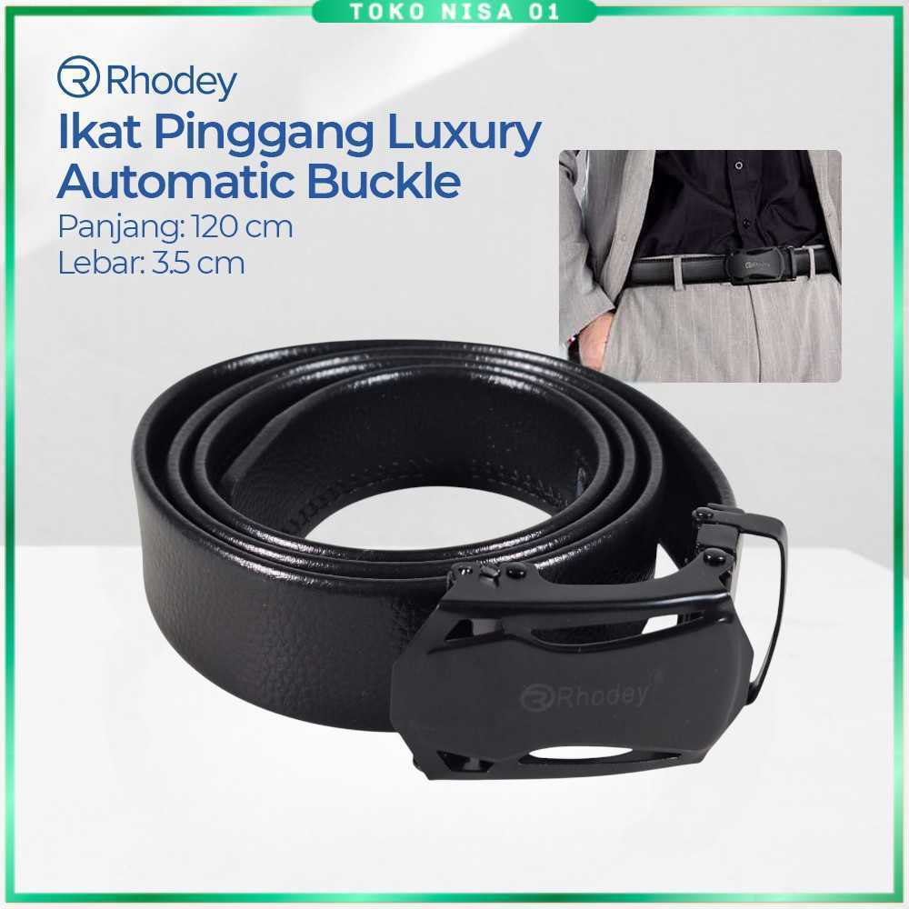 Rhodey Luxury Automatic Buckle Belt 3.5cm - WQE818