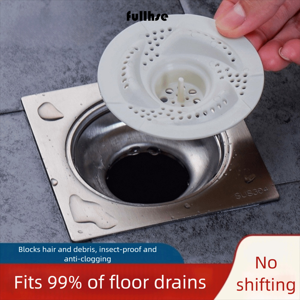 นักสะสมผม FULLHSE, หมุนตาข่ายออกแบบท่อระบายน้ํา, ถูกสุขลักษณะ Anti-Clogging Bug Proof อ่างล้างจานกรองท่อระบายน้ําฝักบัว
