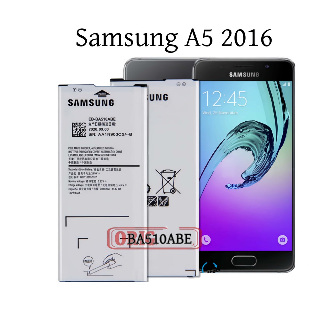 แบตเตอรี่ Samsung A5 2016 (A510 A510F A510M) แบต Samsung Galaxy A5 2016 (A510,A510F) (EB-BA510ABE)