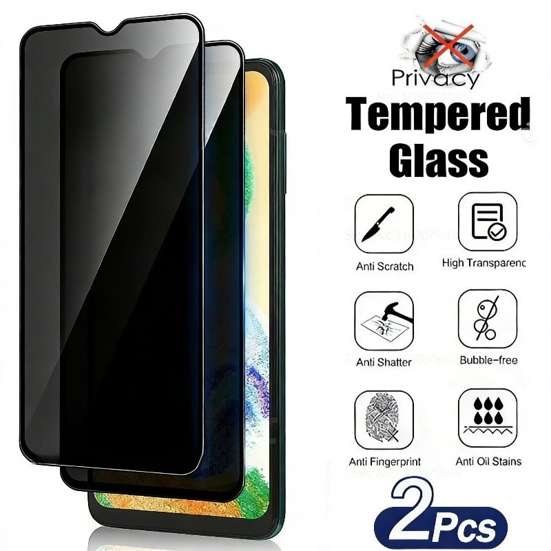1-2 ชิ้น Anti Spy ความเป็นส่วนตัวกระจกนิรภัยฟิล์มสําหรับ Vivo V2044 V2043 V2042 V2038 V2037 V2036A V