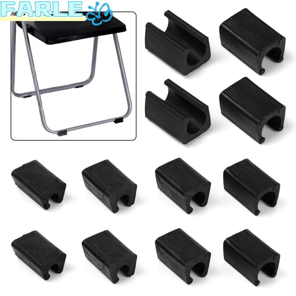 FARL 10 ชิ้น Tube Caps Glides พื้นกันลื่น U รูป Damper สตูล