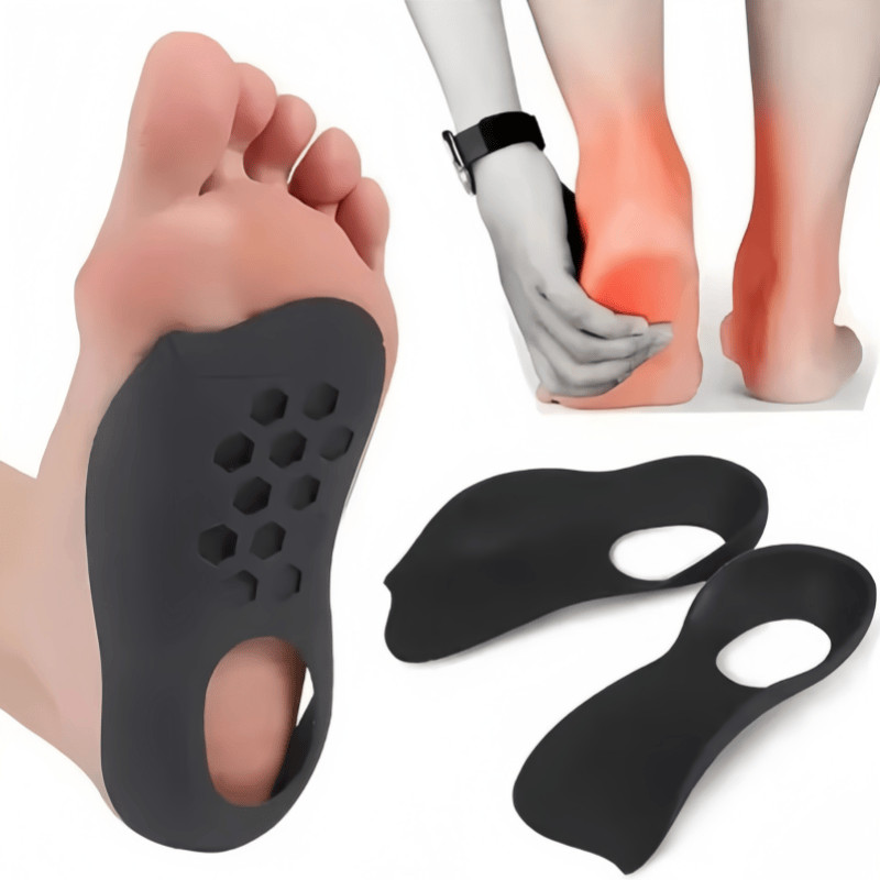 Sisipan Kasut Sokongan Tapak Kaki Feet & Plantar Fasciitis Orthotic Insoles Unisex รองเท้าแตะ