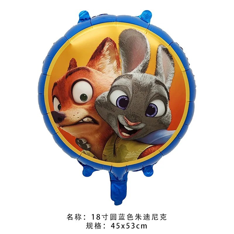 Zootopia ชุดบอลลูน Judy อุปกรณ์งานเลี้ยงวันเกิดบอลลูนดิจิตอลการ์ตูนบอลลูนอลูมิเนียมฟอยล์บอลลูนการ์ตูนตกแต่งงานเลี้ยงวันเกิด ราคา ถูกที่สุด ดีลบีเคเค แกลเลอรีภาพที่ 3