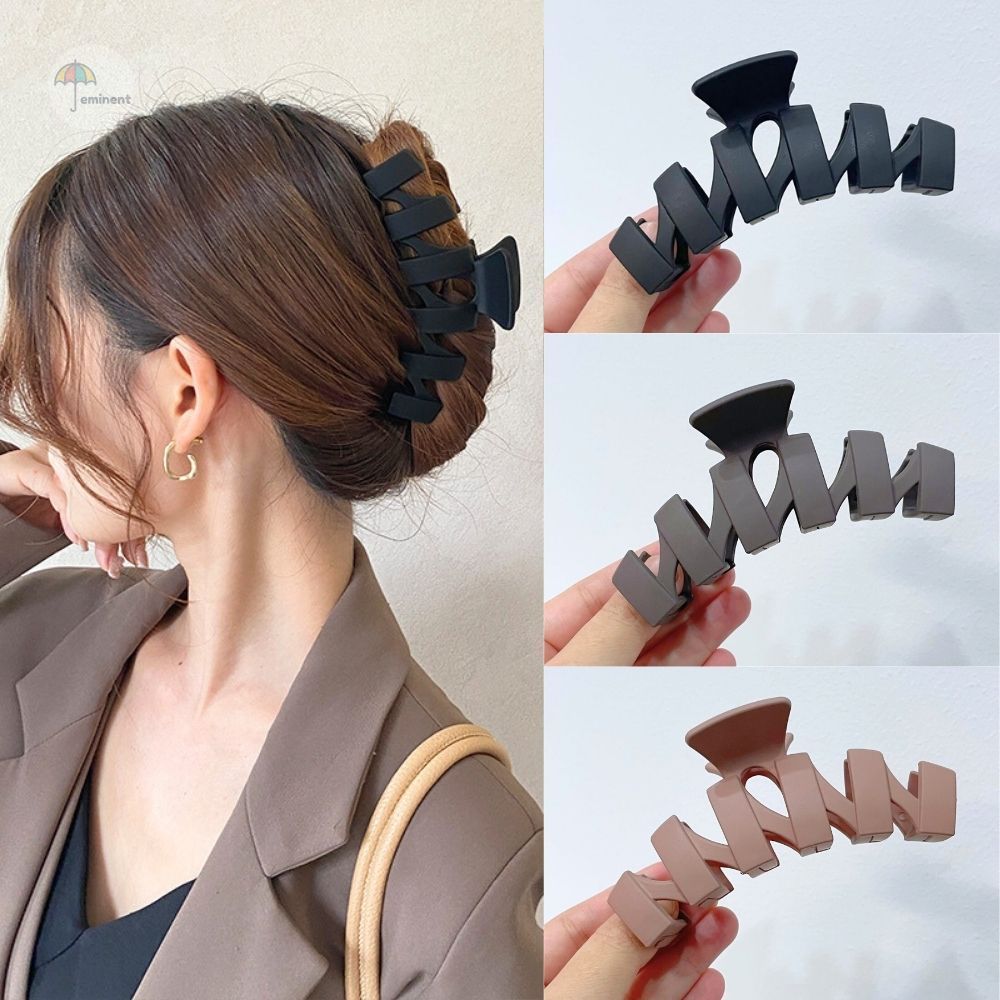 กิ๊บหนีบผม 11 cm. คลิปหนีบผมแฟชั่น สีด้าน สไตล์เกาหลี ทรงปากฉลาม เครื่องประดับผม (ราคา 1 ชิ้น) – โปรปัง