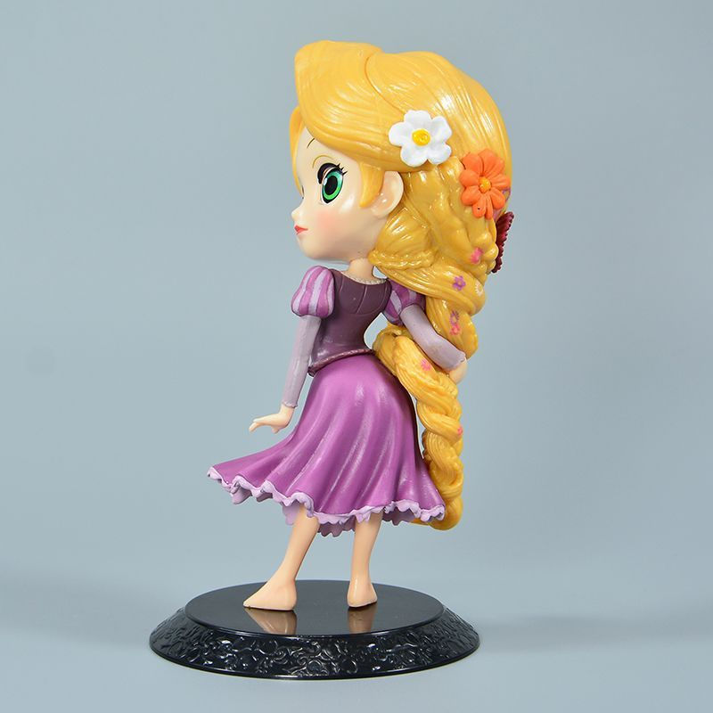 Premium Rapunzel Disney Doll Hand Figure Model Decoration Enchanted Big Eyes Doll12Y