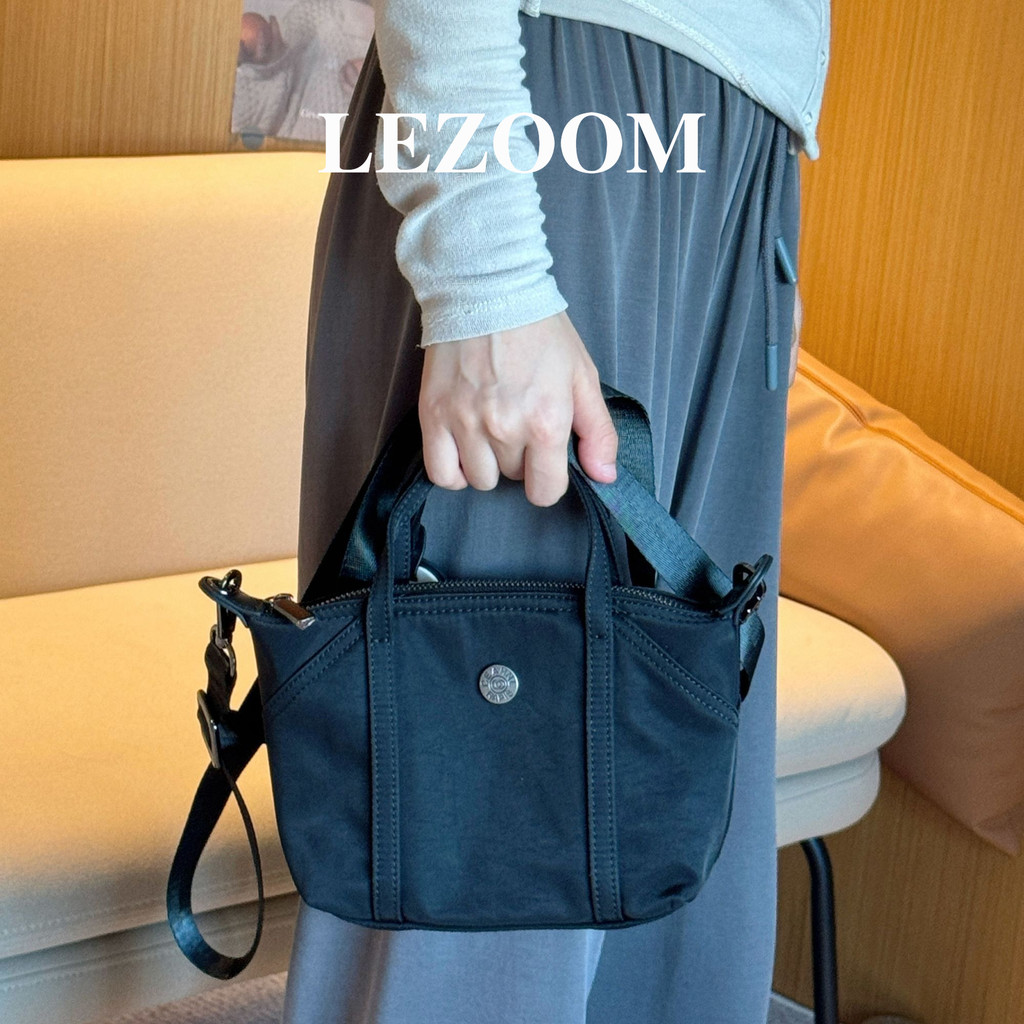 เลซูม กระเป๋าโท้ทขนาดเล็กสี มาการอง ใหม่มือถือไหล่ข้างเดียวแนวทแยงกระเป๋าข้ามเรียบง่ายแฟชั่นน้ําหนักเบาและกระเป๋าโทรศัพท์มื