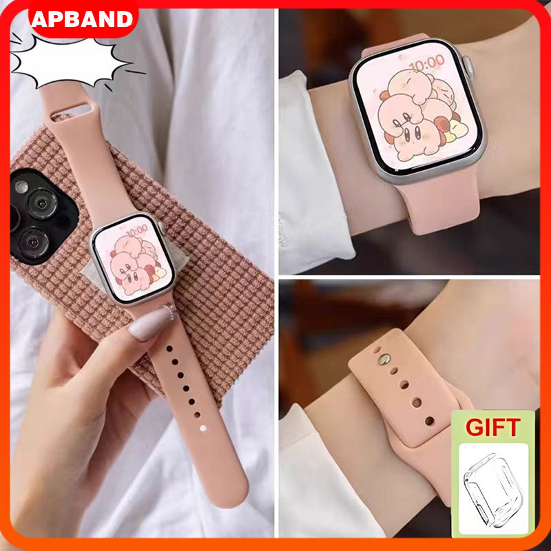 สายซิลิโคน นุ่ม ชัดเจน เคสปกป้องหน Tpu for Smartwatch Ultra SE 3 2 Series 11 10 9 8 7 6 5 IWatch 49 46 42 45 41 44 40mm