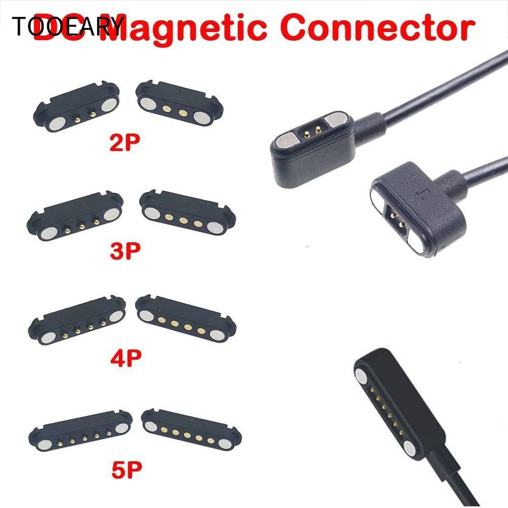 TAINAKARITSU Pogopin Magnetic Connector, 2Pin 3Pin 4Pin 5Pin High Current DC Magnetic Pogo Pin Conne