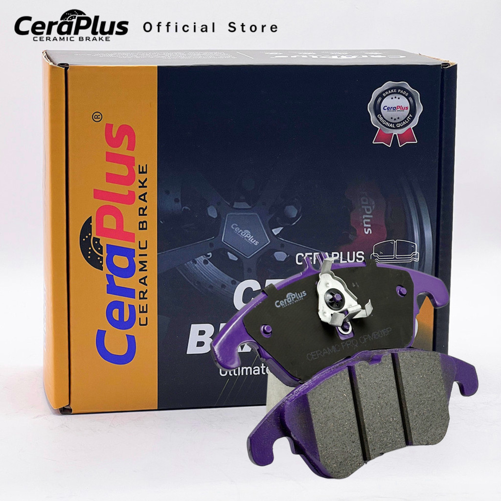 ผ้าเบรค CeraPlus Mercedes-Benz C-Class W204 C300 C350e E-Class W212 E250 Coupe C207 ผ้าเบรคเซรามิค