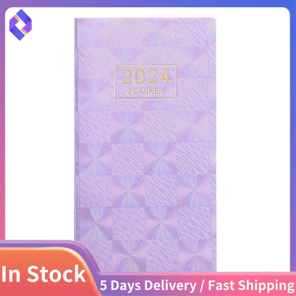 2024 Appointment Book & Planner A6 Planner ม.ค. 2024 - ธ.ค. 2024, Daily Hourly Planner 2024, Premium