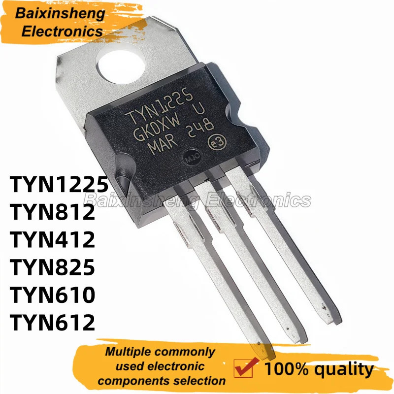 5PCS TYN1225 1225 TYN812 812 TYN825 825 TYN610 610 YN612 YN412 412 TO-220 Unidirectional thyrtor