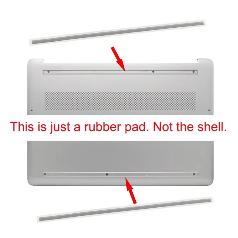 Sha 2 ชิ้นแล็ปท็อปแถบยางด้านล่างฝาครอบ Pad Kit สําหรับ 15SFR FQ 15-DY EF TPN-Q222 Q230