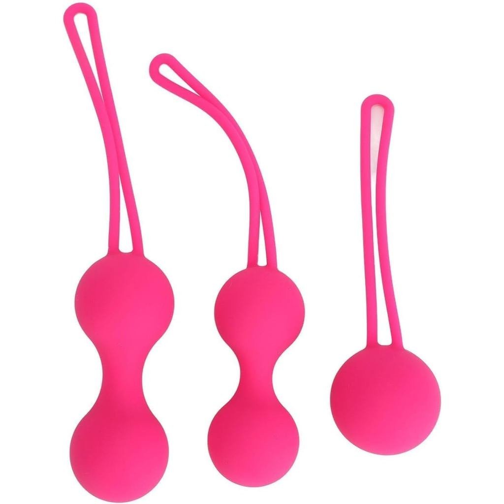 3Pcs Pelvic Floor Muscles Trainer Ball, Strengthening and Massaging Pelvic Trainer Exercise Ball Keg