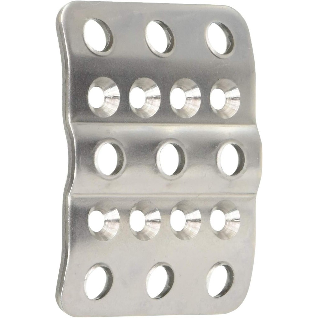 แผ่นรองเหยียบ Wilwood เบรค/คลัตช์ 3 in Wide x 2-1/4 นิ้วสูง อลูมิเนียม ขัดเงา อันละ