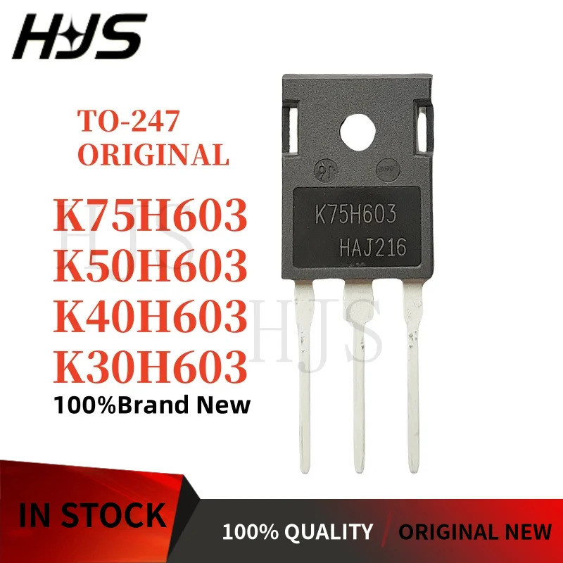 5PCS K75H603 IKW75N60H3 K50H603 IKW50N60H3 K40H603 IKW40N60H3 K30H603 IKW30N60H3 TO-247 Field Effect