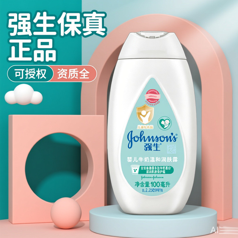 Johnson & Johnson Milk Body Lotion Lotion 100ml Baby Moisturizing Body Lotion Baby Children Moisturi