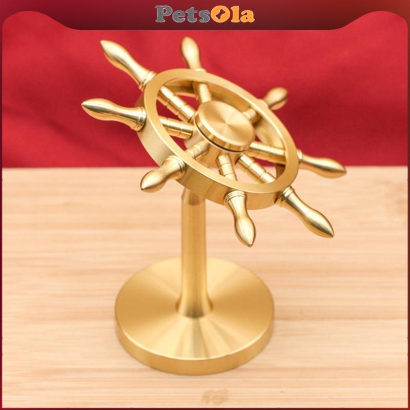 PETSOLA เรือพวงมาลัยประติมากรรมของขวัญสัญลักษณ์แห่งโชคสําหรับโฮมออฟฟิศ Tearoom