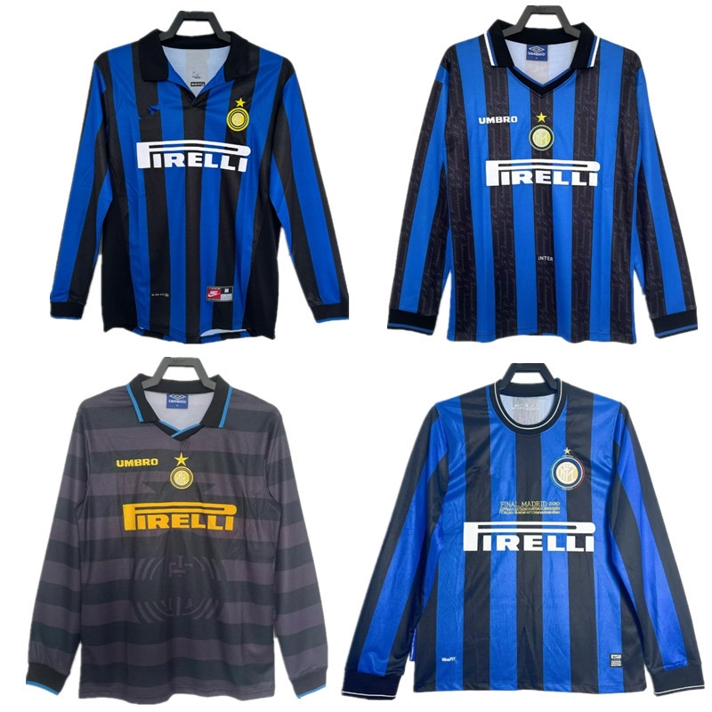 *Retro* Inter Jersey Milan Retro Jersey แขนยาว