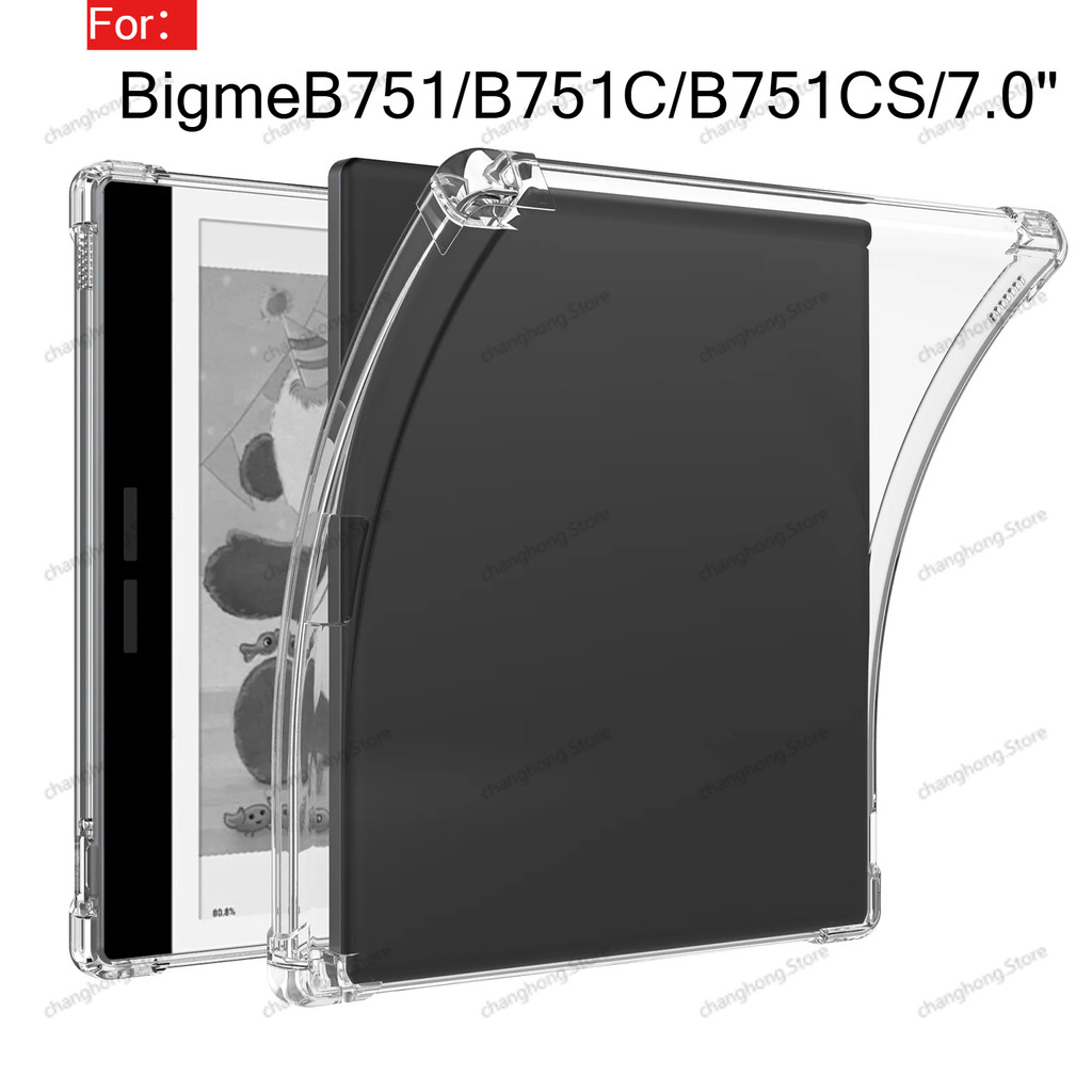 สําหรับ Bigme B751C/B751C S 7.0" เคสใส | ที่ใส่ปากกาในตัว | สลิมและน้ําหนักเบา | ป้องกันรอยขีดข่วน |