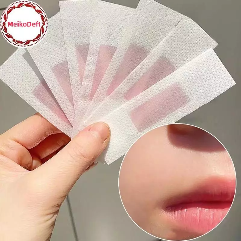 MeikoDeft 10 ชิ้นกําจัดขนขี้ผึ้งแถบแว็กซ์เช็ด Stier สําหรับใบหน้าขา Lip คิ้วขาแขน Body ผมลบ TH