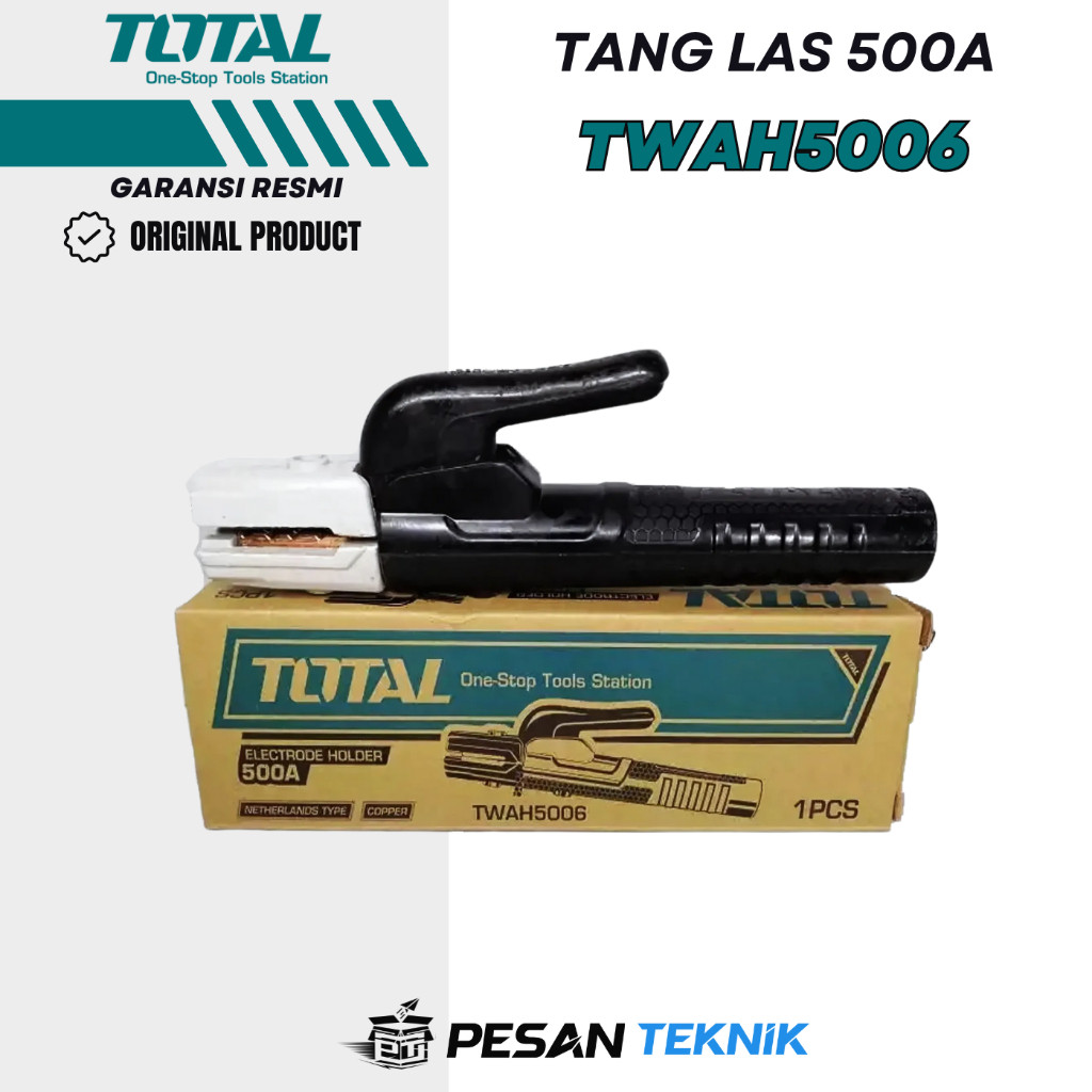 ที่วางอิเล็กโทรด MMA เชื่อม Rod เชื่อมคีม 500A TOTAL TWAH5006