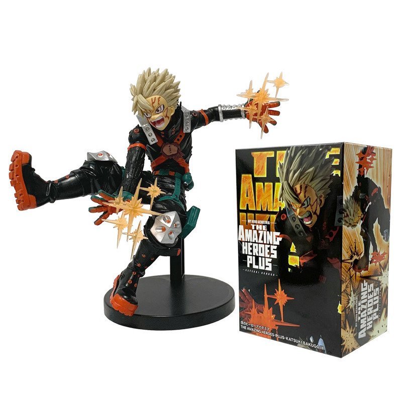 18 ซม.ญี่ปุ่นอะนิเมะ My Hero Academia Final Season Bakugou Katsuki Release Skill PVC Action Figures รุ่นเดสก์ท็อปตกแต่งตุ๊กตาของเล่น - รูปที่ 3