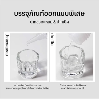 Nail Brush Cleaning น้ำยาทำความสะอาดพู่กันเพ้นท์เล็บ 60ml ถนอมขนแปรง