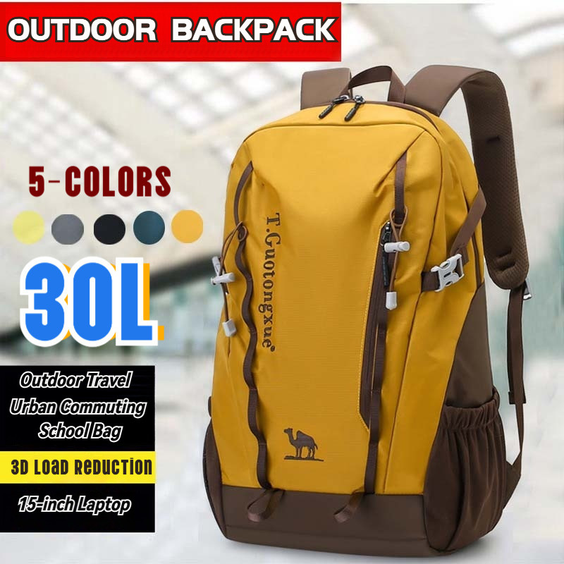 30L Outdoor Hiking Bag Backpack High Quality Large Capacity Waterproof Multi-Pocket Travel Bag For T