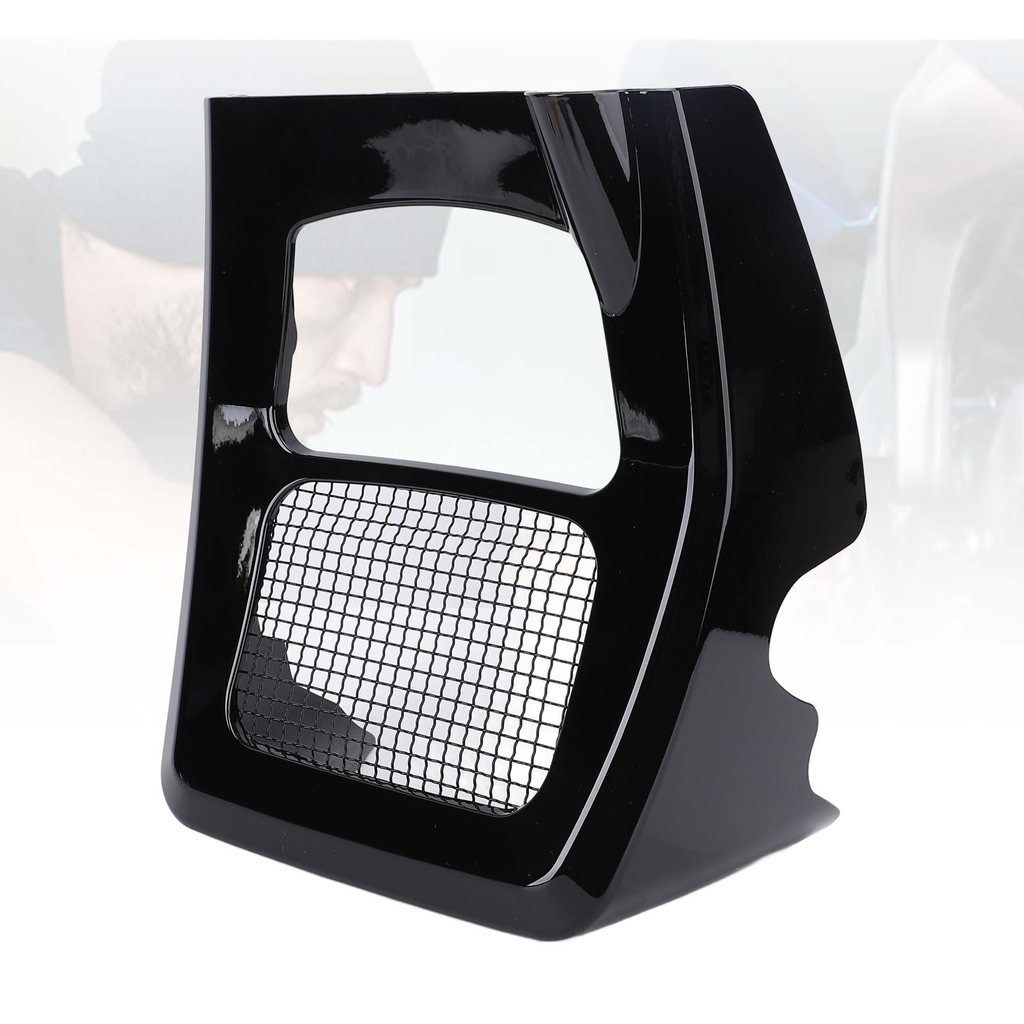 Seashorehouse2 สีดําหม้อน้ําฝาครอบสปอยเลอร์คางปรับปรุงการไหลของอากาศเพิ่มรูปลักษณ์ลดลมลาก CVO FLTRXS