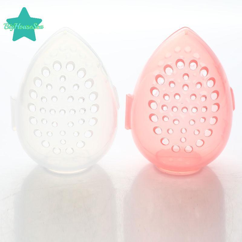 [Sea-t] 1 PC Beauty Sponge Stand Storage Case Makeup Puff Holder Cosmetic Egg Shaped