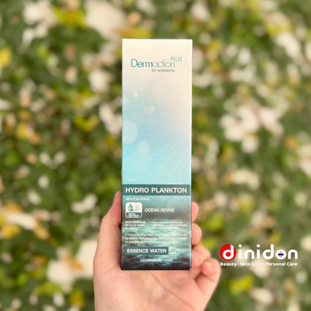 ((dinidon Shop)) Dermaction Plus by Watsons Alive Hydro Plankton Revitalizing Essence Water 130ml. เ