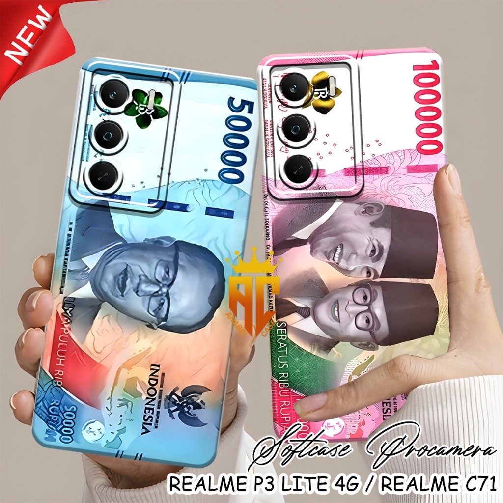 Softcase Realme p3 Lite 4g - เคส Realme c71 4g - Realme c75 - Realme c75x - Realme c73 Money Motif -