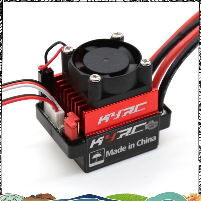 Super 1060 60A กันน้ําแปรง ESC Speed Controller เดินเบรคและย้อนกลับเบรค 6V/3A BEC สําหรับ 1/10 RC รถ