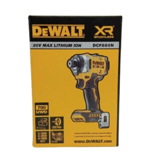 DEWALT ไขควงกระแทกไร้สาย 20V รุ่น DCF860N-B1 เครื่องเปล่า thumbnail 9