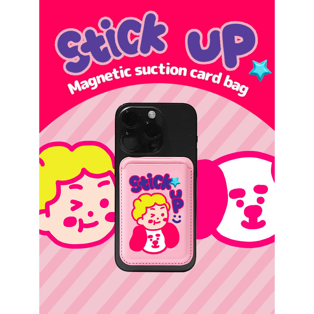 wallet magsafe magsafe wallet ที่ใส่บัตรแบบคลิปหลังน่ารัก magsafe สากลดั้งเดิม