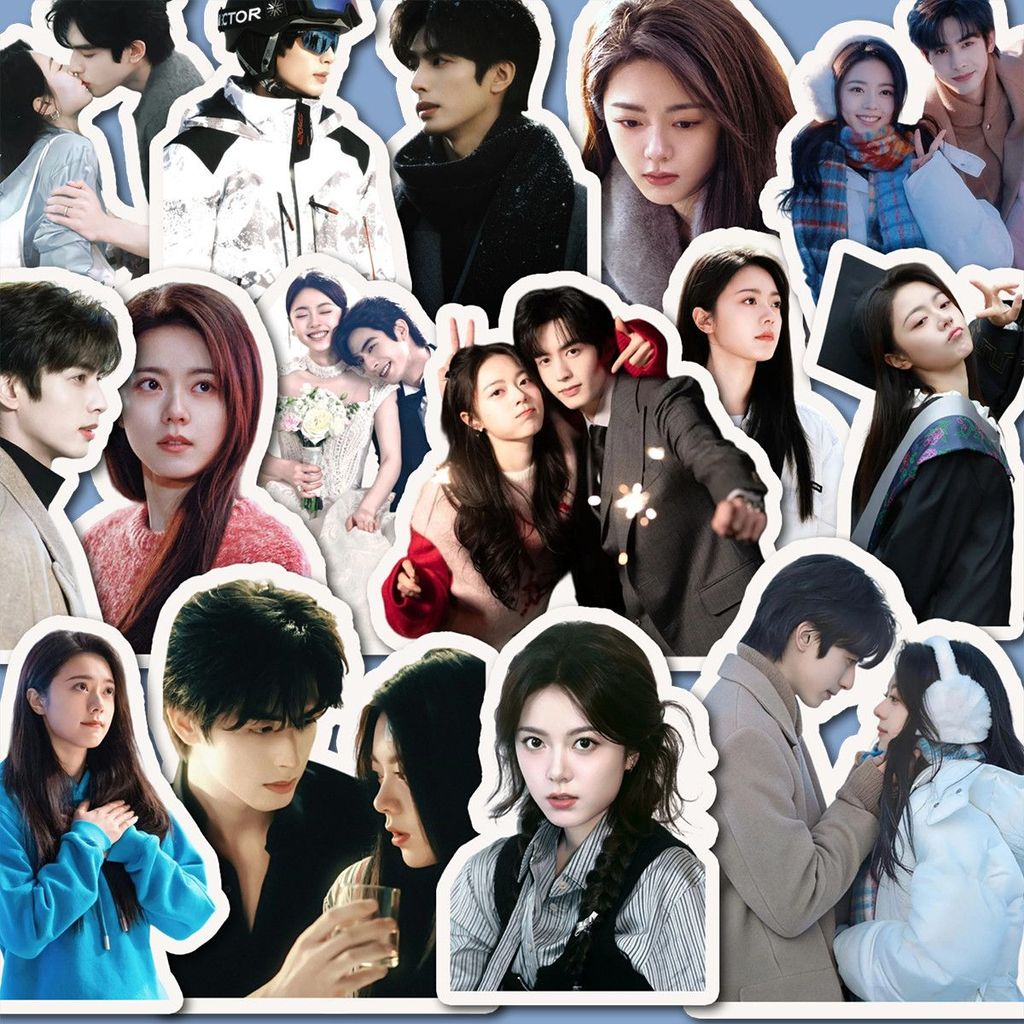 ดั่งตะวันฉายฉาน (ซ่งเวยหลง จ้าวจินม่าย) Shine on Me Song Weilong Zhao Jinmai TV Drama Sticker Handbo