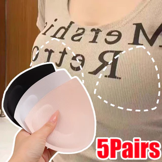 10ชิ้นเบาะเต้านมที่มองไม่เห็น-ชุดว่ายน้ําบิกินี่เปลี่ยนแผ่น-นุ่มแทรกหน้าอกชุดชั้นในถ้วย เบาะ - ดัน ขึ้น ชั้นในชุด-บราเซียฟองน้ําแทรกแผ่น-สามเหลี่ยมชั้นในถ้วยแผ่น