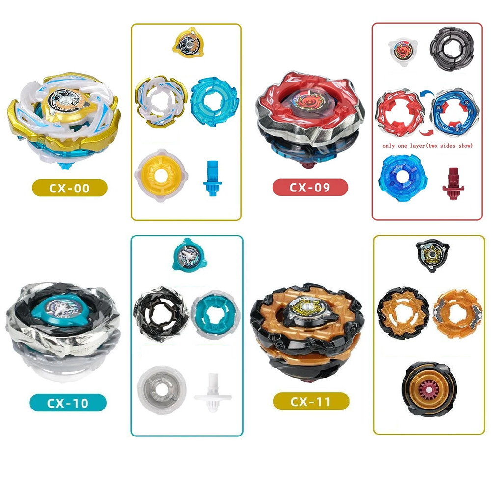 CX-00 Valkyrie โวลต์ CX-09 Sol Eclipse CX-10 Wolf Hunt CX-11 Emperor Might Beyblade X Gyro Battling 