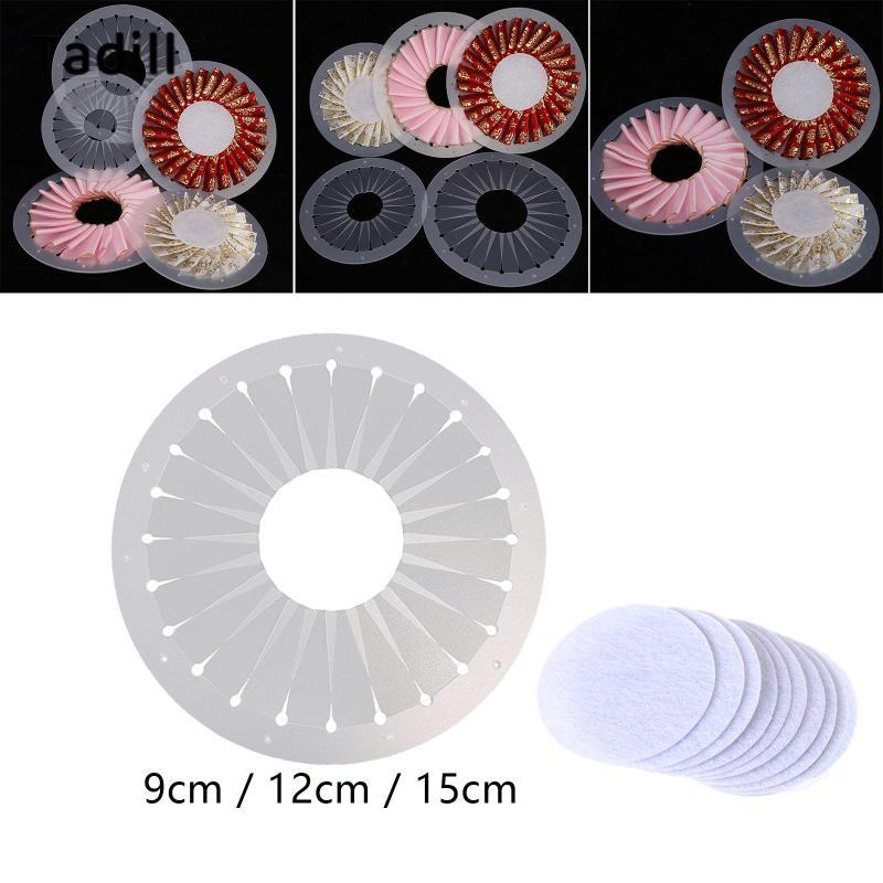 [negjsg] Easy Rosette Maker อุปกรณ์เสริม DIY แบบใช้ซ้ําได้สําหรับเครื่องประดับห่อของขวัญริบบิ้น Rose