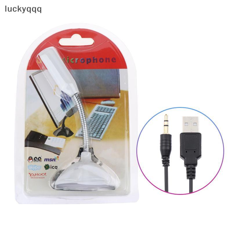 Luckyqqq 3.5 มม.แล็ปท็อปไมโครโฟน USB Desktop Stand Mic พร้อมสําหรับสตูดิโอคําพูดร้องเพลงสําหรับเล่นเกมสตรีมมิ่งได้ดี ราคา ถูกที่สุด ดีลบีเคเค แกลเลอรีภาพที่ 2