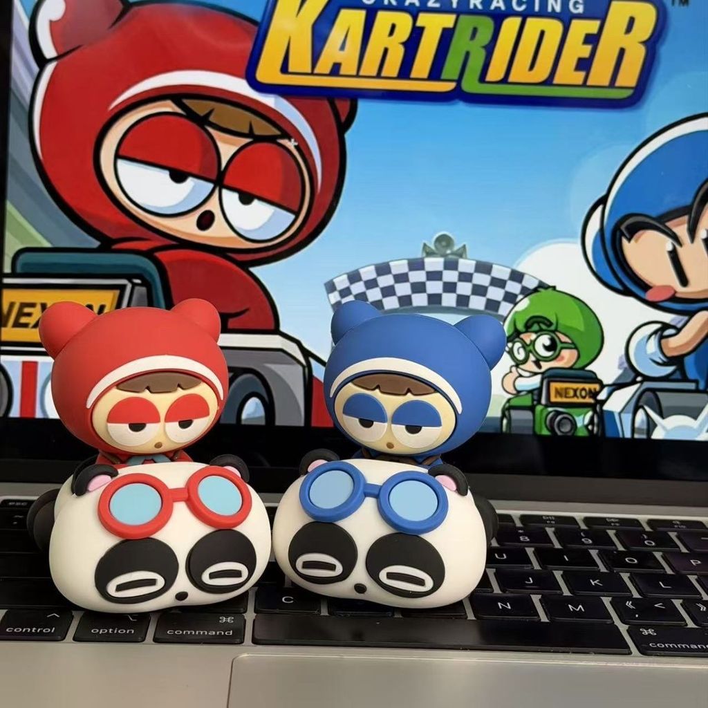 D Nostalgic Running Kart Baby Panda G3pro ชุดตกแต่งเกมรูปของเล่นเดสก์ท็อปตกแต่งตกแต่ง 26 1.31