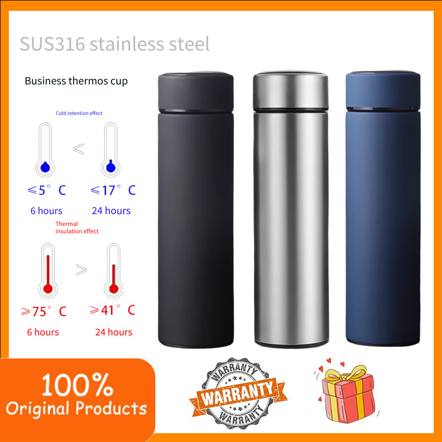 Ojai FG-008 ถ้วยฉนวนสแตนเลส 500 มล. ของขวัญระดับไฮเอนด์ ถ้วยชาธุรกิจ