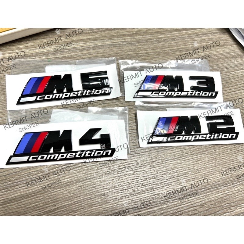 BMW LOGO M5 M4 M3 M2 COMPETITION EMBLEM F10 F30 E90 E60 E46 F18 และรถทั้งหมด