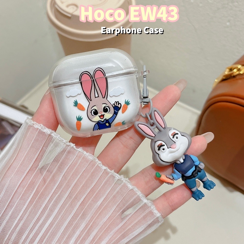 rising starFor Hoco EW43 Case Casing Soft Silicone Headphone Case DIY Star Pattern