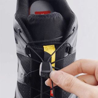 QUANTZY 1 คู่ Quick Lace Kit, Creative รอบเทนนิสไม่มี Tie Shoelaces, แฟชั่นไม่มี Ties วิ่งรองเท้าผ้าใบเชือกผูกรองเท้าสําหรับอุปกรณ์เสริมรองเท้า
