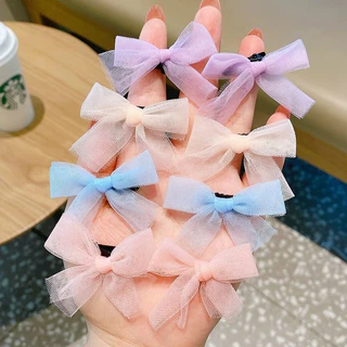 กิ๊บติดผมรูปโบว์ 10 ชิ้น - กิ๊บติดผมสำหรับเด็ก กิ๊บติดผมริบบิ้นโบว์ขนาดเล็ก น่ารักและใช้งานได้หลากหลาย