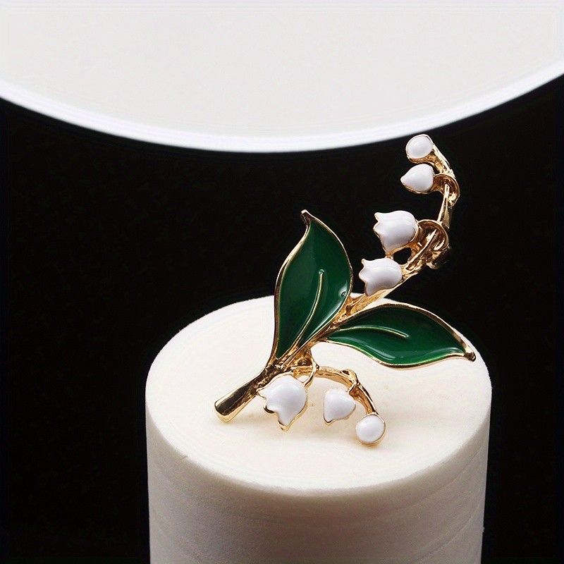 เข็มกลัดแฟชั่น Pastoral Lily of The Valley Lily