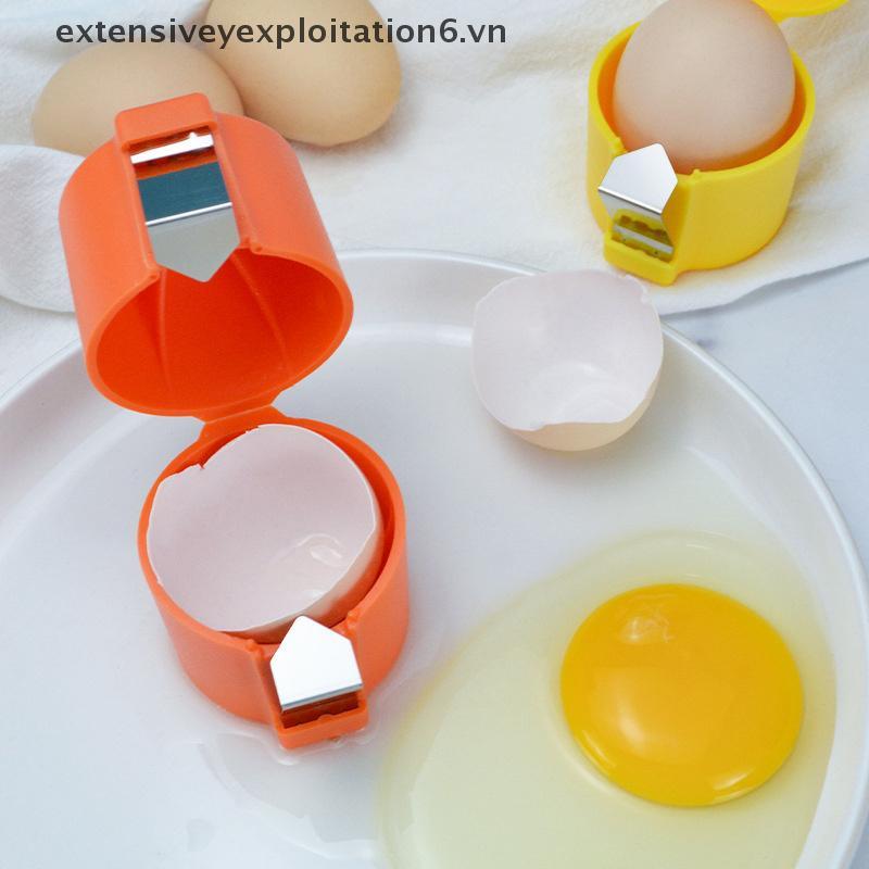 Exten Eggshell Separator Handheld Eggshell Opener ครัวเบเกอรี่เครื่องมือไข่แบบพกพาไข่ Craing เครื่อง